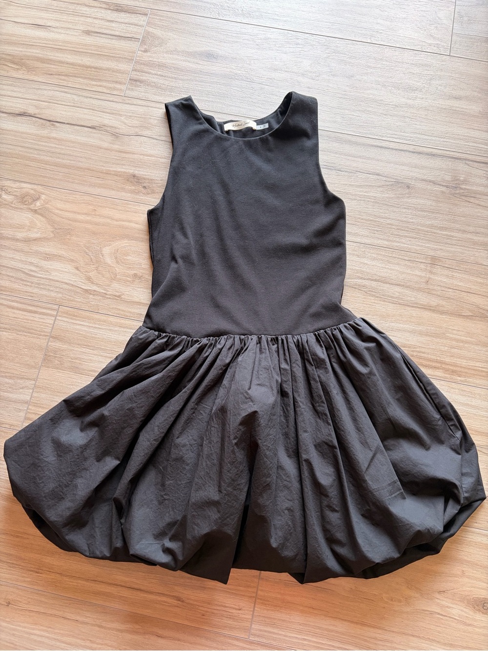 Mustard Seed Black Sleeveless Dress Topline